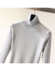 Brokat sweter z dzianiny z golfem Shinny Chic kobiety swetry i pulowery wiosna jesień cienkie bling Lurex slim podstawowe sweter