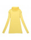 10 kolory podstawowe topy kobiety swetry wiosna lato wełna O-Neck Tee koszule z długim rękawem elastyczna sweter kobiet stałe ob