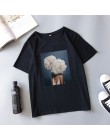 Lato nowy estetyczne koszulka sexy kwiat drukowanie Harajuku koszula z krótkim rękawem T-shirt moda na co dzień kobiet T-shirt t