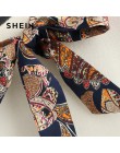 SHEIN Preppy wiązane dekoracje krawat szyi stanąć kołnierz stałe na co dzień kobiety sweter nowy jesień stacjonarne w pełnym wym