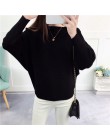 Rękaw Batwing luźne jesień kobiet sweter sweter żółty dzianiny moda kobiet Pull New Arrival paski swetry i pullovery