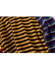 2018 jesień kobiety swetry w paski High Street Crop topy cienkie swetry z dzianiny kobiety Streetwear elastyczność dzianiny