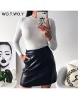 WOTWOY 2018 jesień zima kobieta sweter na drutach swetry błyszczący Lurex sweter kobiet Slim czarny różowy najniższy Casual swet