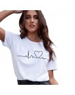 2019 nowych kobiet koszulki Casual Harajuku miłość drukowane topy Tee lato kobiet T koszula z krótkim rękawem T shirt dla kobiet