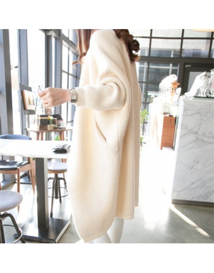 Neploe stałe luźne moda damska sweter z długim rękawem elegancki sweter Feminino 2019 nowy jesień zima gruby Chaqueta Mujer 6786