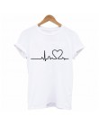 2019 nowych kobiet koszulki Casual Harajuku miłość drukowane topy Tee lato kobiet T koszula z krótkim rękawem T shirt dla kobiet
