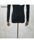 Disappearancelove marka 2019 kobiet szczupła średniej długości sweter z golfem pogrubienie femme sweter na drutach sweter wzór