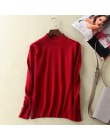 Damskie swetry damskie różowy sweter dla kobiet czerwony kaszmirowy kobieta sweter z dzianiny zima sweter kaszmirowy kobiet kobi