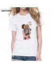 Matki miłość kobiet koszulka Super Mama lato 2019 Funny T koszula kobiety Tshirt modne koreańskie ubrania Streetwear koszulki Vo