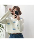 Gagarich 2019 zima kobiety swetry koreański ubrania słodkie chmury swetry Plus rozmiar kobiet sweter Kawaii topy