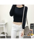 Rqueena kobiet swetry i pulowery Crop Top sweter kobiety jesień zima skrócony dzianiny Jumper Jesey kobiet swetry PU012