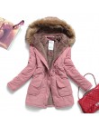 Fitaylor kurtka zimowa kobiety grube ciepłe kurtka z kapturem Mujer bawełna płaszcz z podszewką długi akapit Plus rozmiar 3xl sz