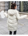 Parka kobiety 2018 kurtka zimowa kobiety płaszcze płaszcze z kapturem kobiet Parka gruba bawełna wyściełane podszewka zimowe pła