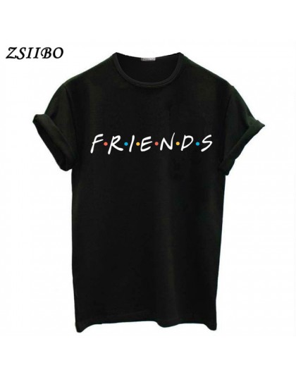 Przyjaciele list t koszula kobiety tshirt Casual śmieszne t koszulki dla Lady dziewczyna Top Tee Hipster Drop Ship