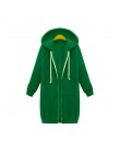 Kenancy Plus rozmiar Zip Up bluza z kapturem kobiety kurtka z długim rękawem kieszenie bluzy z kapturem na co dzień jesień zima 