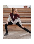 ZAN. STYL Wiosna Jesień Moda Z Kapturem Two Tone Kurtka Wiatrówka Zipper Kieszenie Casual Długie Rękawy Feminino Płaszcze Znosić