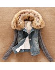 2019 kobiety wiosna Denim kurtka faux fur Coat odzież codzienna płaszcz topy kobiet Jeans płaszcz