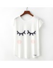 KaiTingu lato nowość kobiety T koszula Harajuku Kawaii śliczny styl ładny kot drukuj koszulka nowa bluzka z krótkim rękawem rozm