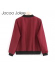 Jocoo Jolee moda kurtka Bomber kobiety z długim rękawem podstawowe płaszcze Casual wiatrówka cienka szczupła odzież wierzchnia k