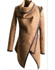 2017 kobiety Trench Coat na co dzień z długim rękawem S-4XL długi płaszcz wiatrówka płaszcz długie luźne wiatrówka długi trencz 