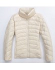 2017 marka 90% biały puch kaczy ultra lekkie kurtki kobiety jesień zimowe ocieplane kurtki płaszcz kobiet kieszeń na zamek błysk