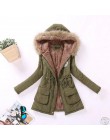 Wiosenna zimowa jesienna parka wojskowa płaszcz damski bawełniany kurtka z kapturem gruba parka plus rozmiar XXL