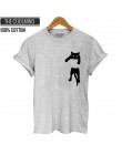 COOLMIND QI0232B 100% bawełna kot drukuj kobiety T shirt na co dzień z krótkim rękawem Tshirt kobiet o-neck luźne kobiet t-shirt