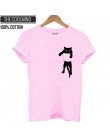 COOLMIND QI0232B 100% bawełna kot drukuj kobiety T shirt na co dzień z krótkim rękawem Tshirt kobiet o-neck luźne kobiet t-shirt