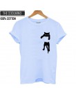 COOLMIND QI0232B 100% bawełna kot drukuj kobiety T shirt na co dzień z krótkim rękawem Tshirt kobiet o-neck luźne kobiet t-shirt