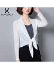 Cienkie z długim rękawem kurtka Bolero kobiety z krótkim rękawem wzruszając ramionami Bolero Casaco Feminino szczupła kobieta ot