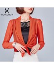 Cienkie z długim rękawem kurtka Bolero kobiety z krótkim rękawem wzruszając ramionami Bolero Casaco Feminino szczupła kobieta ot