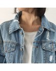 2018 kobiety podstawowe płaszcz Denim kurtka kobiety zimowa kurtka dżinsowa dla kobiet jeansowa kurtka kobiety Denim płaszcz luź