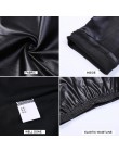 S-3XL nowy jesień 2019 moda Faux Leather Sexy cienkie czarne legginsy Calzas Mujer leginsy legginsy rozciągliwe Plus rozmiar 4XL