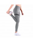 NORMOV odzież sportowa wysoka talia fitness legginsy spodnie damskie moda Patchwork trening Legging Stretch Slim odzież sportowa