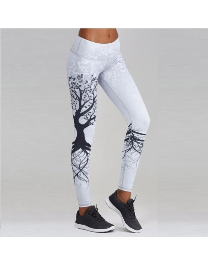 Qickitout legginsy Hot sprzedam kobiety czaszki i kwiat czarne legginsy druku cyfrowego spodnie spodnie spodnie rozciągliwe Plus