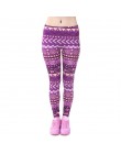 Zohra marki kobiety moda Legging Aztec Round Ombre druk legginsy Slim legginsy z wysokim stanem kobieta spodnie