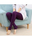 YGYEEG 2019 nowy Plus kaszmiru modne legginsy kobiety dziewczyny ciepłe zimowe jasne aksamitne grube dzianiny Legging bardzo ela