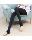 YGYEEG 2019 nowy Plus kaszmiru modne legginsy kobiety dziewczyny ciepłe zimowe jasne aksamitne grube dzianiny Legging bardzo ela