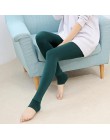 YGYEEG 2019 nowy Plus kaszmiru modne legginsy kobiety dziewczyny ciepłe zimowe jasne aksamitne grube dzianiny Legging bardzo ela