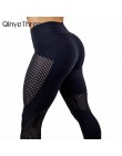 2018 nowy szybkie suszenia przędzy legginsy moda kostki Legging Fitness czarne legginsy