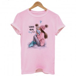 CZCCWD lato 2019 dzień matki T koszula kobiety Harajuku Kawaii Super mama Tshirt, rozrywka, wygodne, Vogue estetyczne piękne Tsh