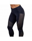 2018 nowy szybkie suszenia przędzy legginsy moda kostki Legging Fitness czarne legginsy