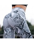 CHRLEISURE Drukowanie fitness legginsy Kobiety Moda Poliester Kostek Spodnie Skóry Węża Push Up Przechowywać Slim Kobiet Legging