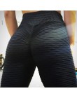 Wysoka talia fitness legginsy treningowe dla kobiet Push Up Legging moda jednolity kolor budowy ciała Jeggings kobiety spodnie