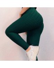 Wysoka talia fitness legginsy treningowe dla kobiet Push Up Legging moda jednolity kolor budowy ciała Jeggings kobiety spodnie