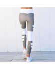 Kobiet wysokiej talii sportowe Gym Running fitness legginsy spodnie spodnie sportowe biustonosze push up chude dziewczyny długoś