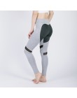 Modne dopasowane legginsy damskie z wysokim stanem na siłownie fitness długie elastyczne spodnie wyszczuplające