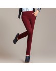 Kobiet wysokiej talii elastyczne legginsy Vintage rozmiar Plus szczupła długie spodnie Sexy Bodycon legginsy biuro na co dzień o