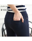 Legginsy dla kobiet Skinny Slim cienkie czarne legginsy Casual wysoka talia elastyczna ołówkowe spodnie duże duże Plus Size kobi