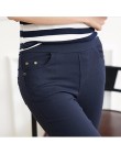 Legginsy dla kobiet Skinny Slim cienkie czarne legginsy Casual wysoka talia elastyczna ołówkowe spodnie duże duże Plus Size kobi